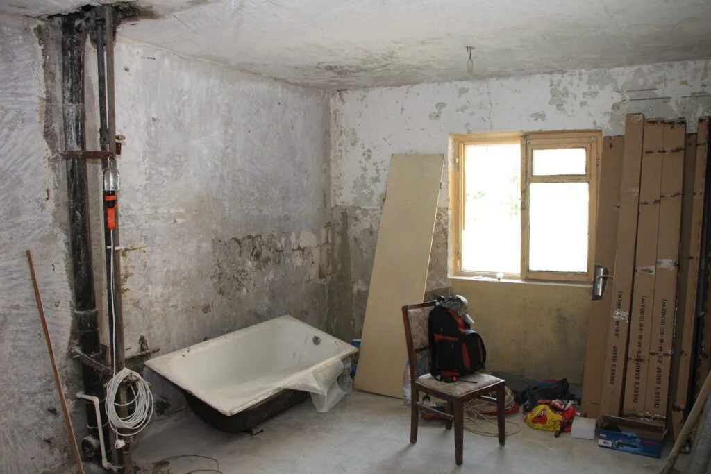 Rénovation totale d'une salle de bain d'un appartement ancien